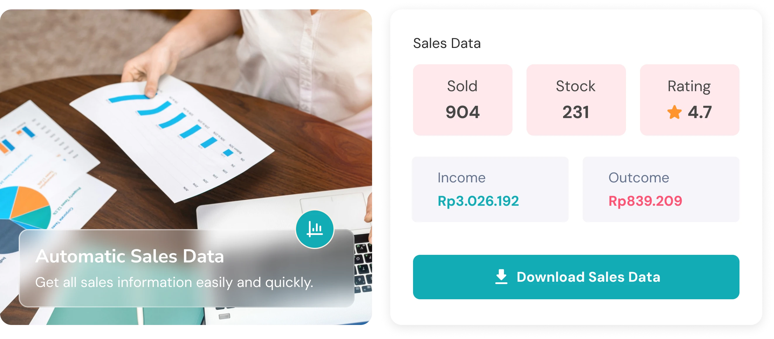 Gambar fitur Crawl dan Simpan Data Penjualan